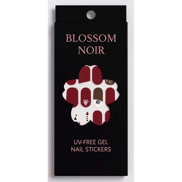 BlossomNoir:Crimson Royale UV Free Gel Nail stickers - Picture 1 of 3